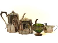Lot 383 - A quantity of silver plated items