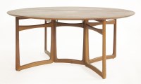 Lot 404 - A Danish teak table