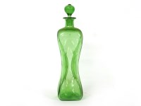 Lot 426 - A green glass decanter