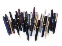 Lot 1235 - A tray of pens and pencils