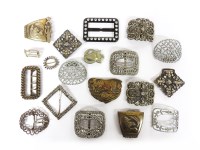 Lot 1196 - A collection of Georgian and later buckles