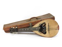 Lot 1740 - An Umberto Ceccherini of Naples bowl back mandolin