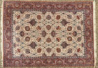 Lot 1817 - A modern Persian woollen carpet