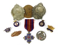 Lot 1220A - Two WWI mine clearance coat badges