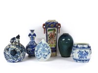 Lot 1397 - Six porcelain pieces