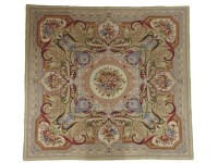 Lot 1829A - An Aubusson needlework carpet