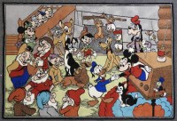 Lot 1819 - A Disney character rug