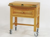 Lot 1733 - A La Cornue modern beechwood butchers block