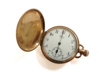 Lot 1118 - A 9ct rose gold Waltham pocket watch