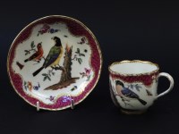 Lot 1292 - A Meissen cup and saucer