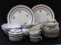 Lot 1416 - A Meissen tea set