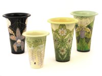 Lot 1330 - Four Dennis Chinaworks conical vases