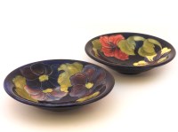 Lot 1413 - Two Moorcroft Hibiscus and Anemone bowls