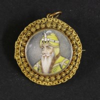 Lot 250 - An Indian portrait miniature on ivory