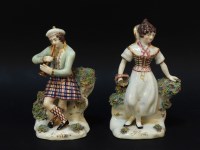 Lot 1479 - A pair of Staffordshire figures