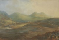 Lot 1608 - John Claude Nattes (1765-1822)
VIEW LOOKING UP THE VALE OF GLENORCHY FROM THE PATH TO KILCHURN CASTLE