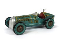 Lot 1329 - A Mettoy tin plate mechanical giant racing car