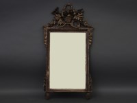 Lot 1784 - A late 18th/ early 19th century silver gilt wall mirror