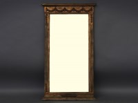 Lot 1791 - A 19th century giltwood hall mirror