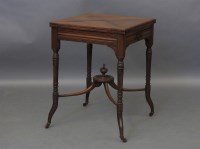 Lot 1809 - An envelope card table