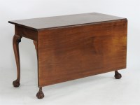 Lot 1744 - A George lll Chippendale design mahogany single flap tea table