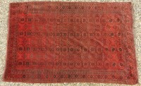 Lot 1842 - A hand knotted Bokhara carpet