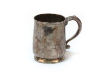 Lot 1258 - A George III silver christening mug