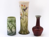 Lot 1322 - Three Cobridge pottery vases