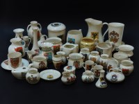 Lot 1423 - Over 100 pieces of crested Goss and other china