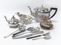 Lot 1384 - Various Kings pattern silver plated cutlery