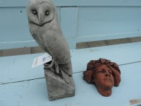 Lot 3047 - A life size figure of a barn owl