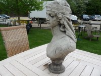 Lot 3056 - A bust of a girl in head dress