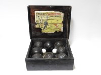 Lot 3094 - A set of F.H. Ayres international lawn bowls