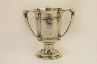 Lot 1115 - An Arts & Crafts pewter tyg