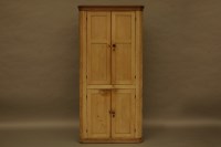 Lot 2027 - A 19th century pine corner cabinet