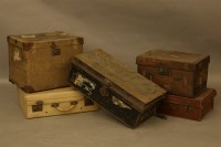 Lot 2051 - A leather dressing case