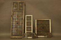 Lot 2235 - A collection of various stained glass windows