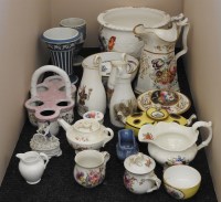 Lot 1307 - A collection of 19th century mixed porcelain