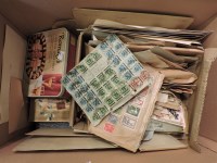 Lot 1084 - A box of World and Commonwealth postage stamps
