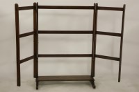 Lot 2198 - A mahogany towel rail