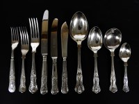 Lot 261 - A quantity of silver plated Kings pattern flatware