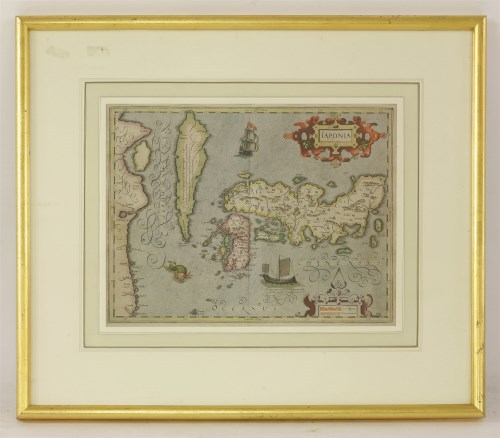 Lot 6 - Jodocus Hondius
Japonia
17th century hand coloured map
