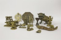 Lot 1294 - A collection of Indian metalwares