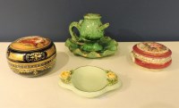 Lot 1072 - A Royal Vienna porcelain lidded pot