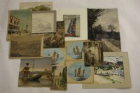 Lot 1617A - A quantity of various 19th and 20th century watercolours and drawings