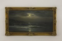 Lot 1647 - A Beardsley 
MOONLIGHT SHORE SCENE
signed lower left