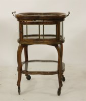 Lot 2192 - A tray top tea trolley