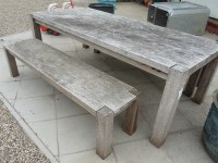 Lot 3028 - A Lister teak garden table