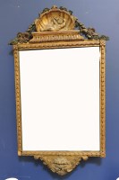 Lot 2006 - A small Italianate rectangular wall mirror