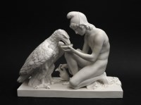 Lot 169 - A 19th century continental Parian figure of classical form